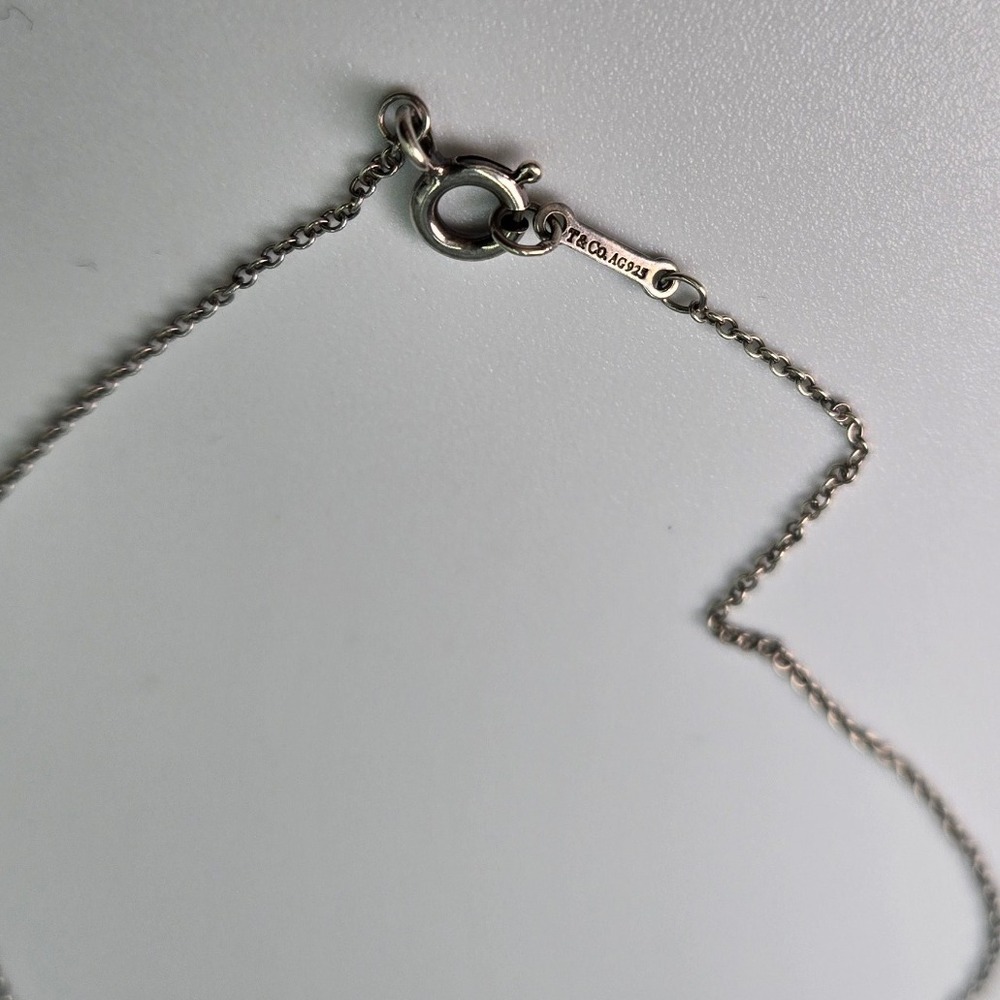 Tiffany‎ & Co. Paloma Picasso Loving Heart Sterling Silver Pendant Necklace - Picture 6 of 10
